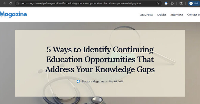 Beyond Required CME: How We Identify Real Knowledge Gaps
